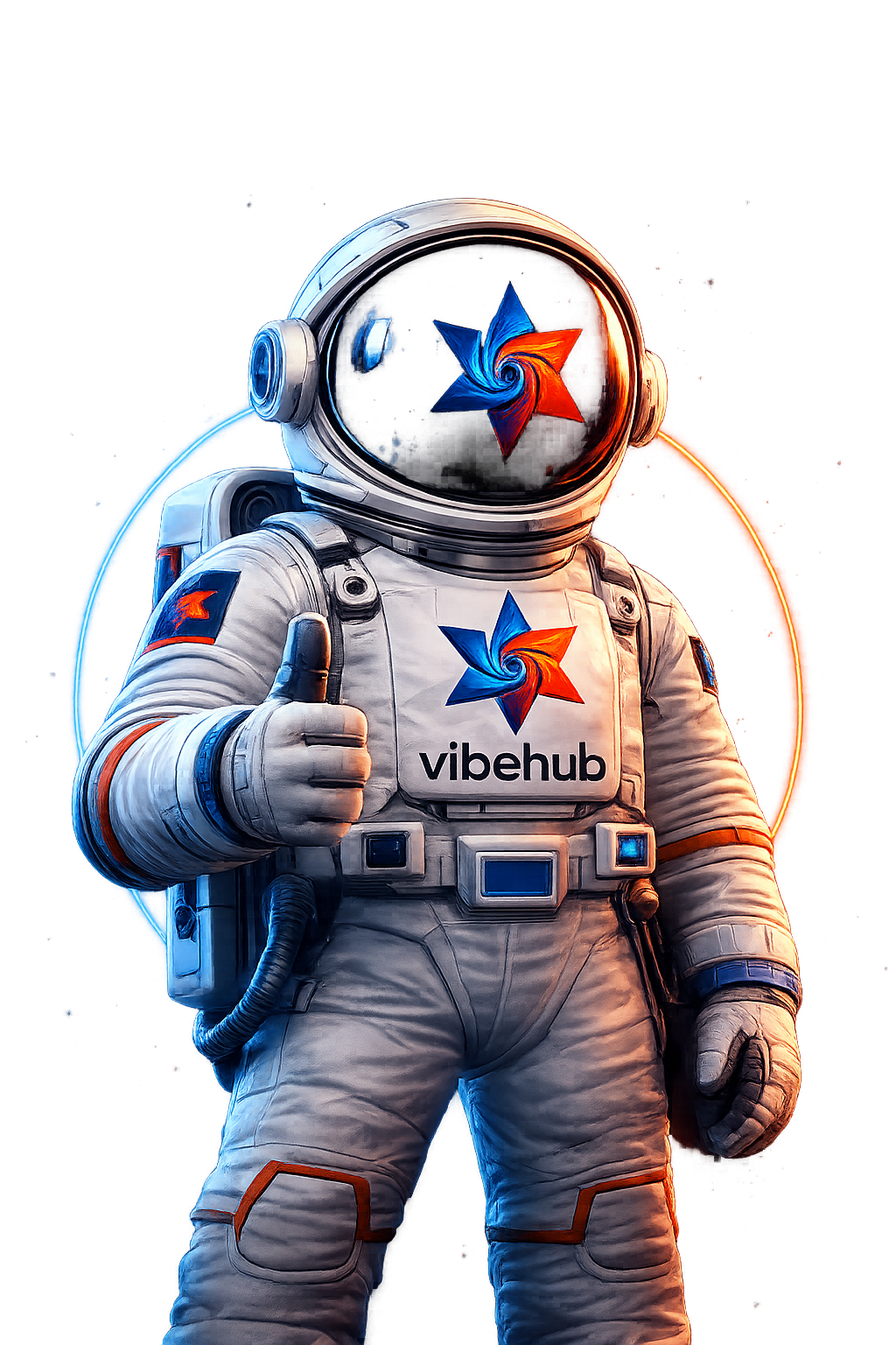 Mascote VibeHub — plataforma de automação e gestão de WhatsApp Business